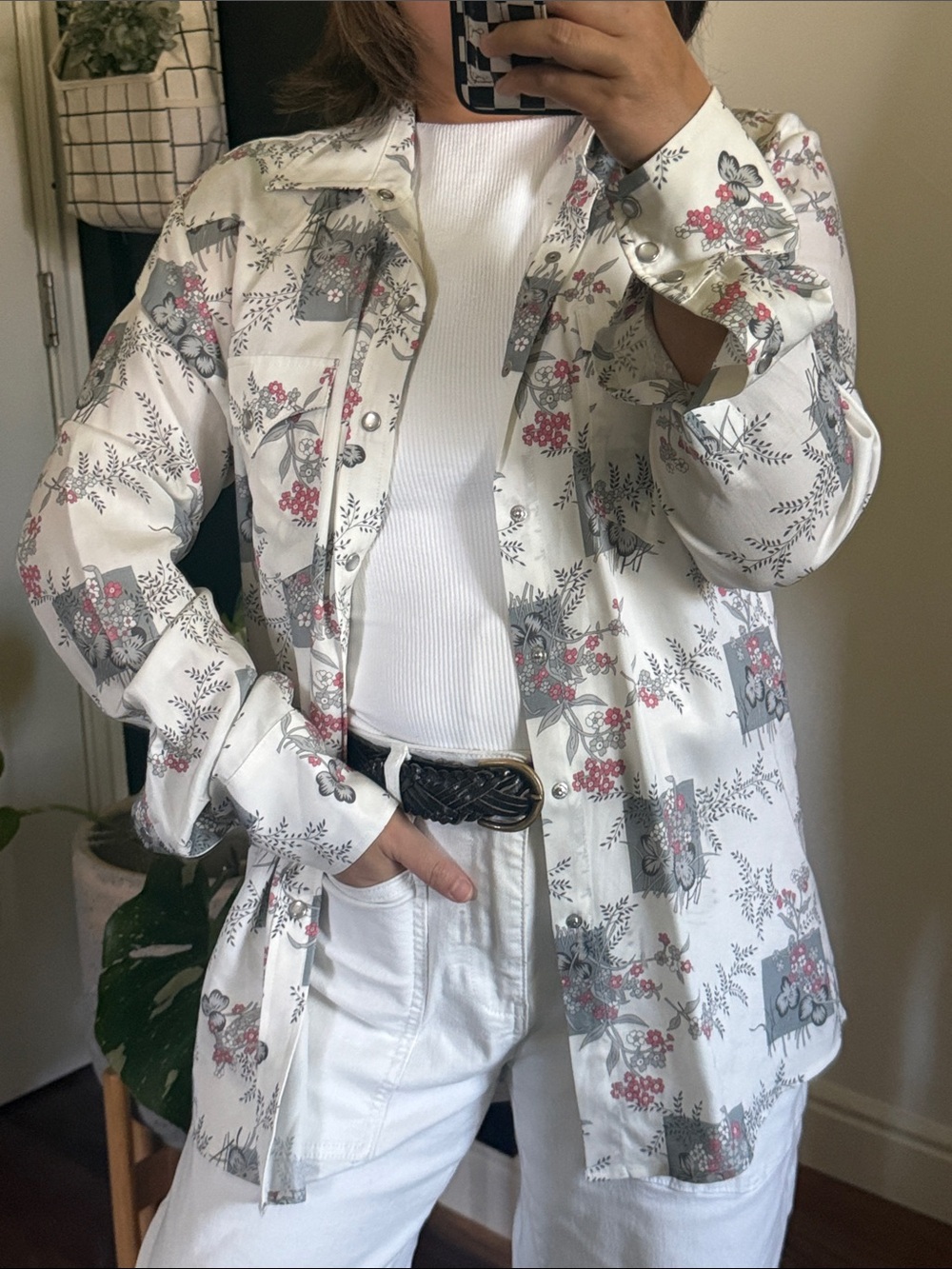 Vintage 70s H Bar C California Ranchwear Western Shirt 100% Tencel. Size S mens - Picture 4 of 11